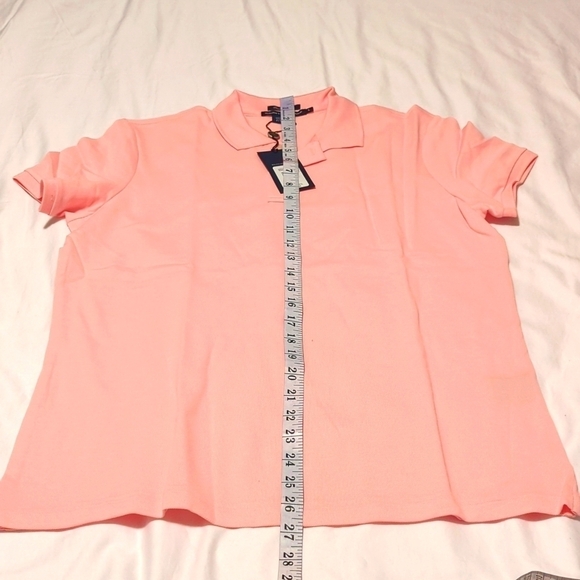 Ralph Lauren Women's pink Large size golf T-shirt. - Picture 6 of 12